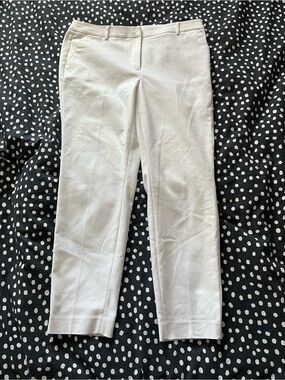 RW&CO White Slim Leg Suit Pants